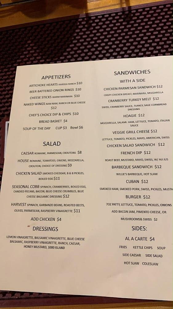 Brick and Vine Menu image 1